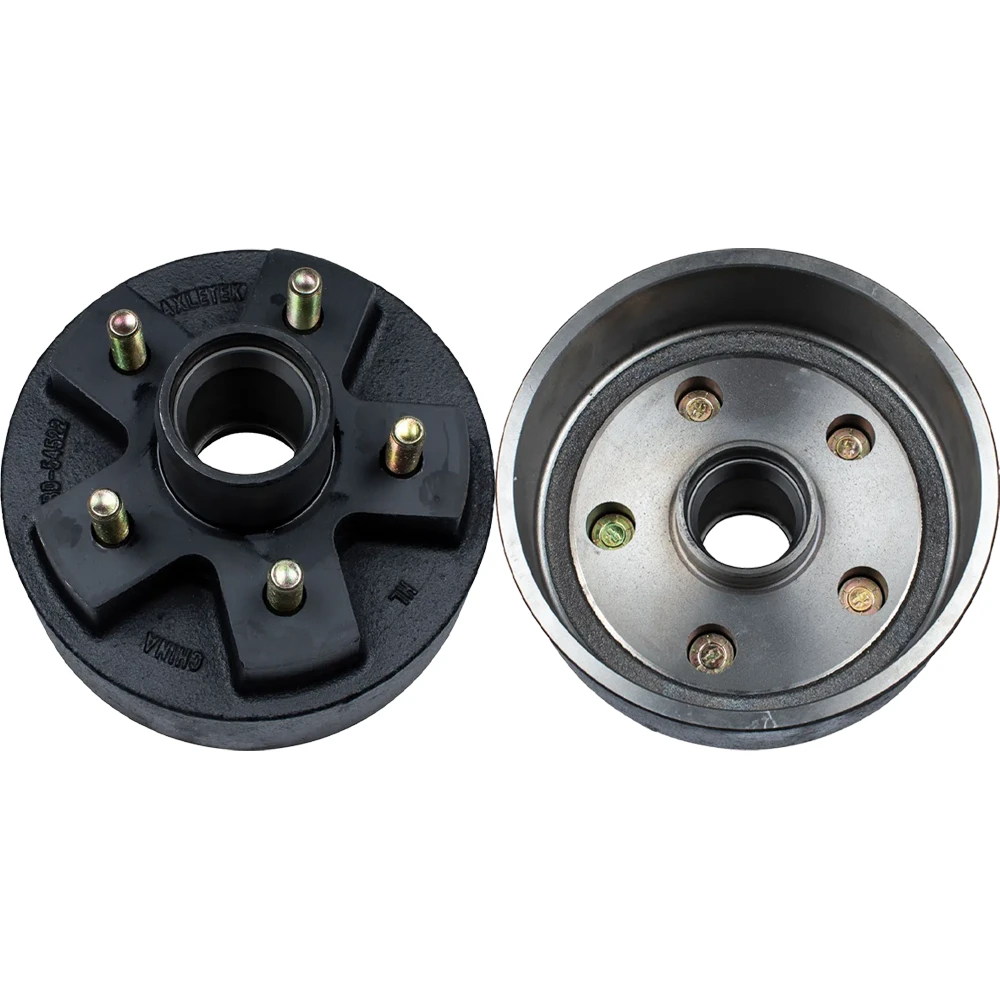 Lippert 7x1.25 2,200-lb Left Electric Brake & Hub Kit – 5 on 4.5 – Spindle, Dust Cap, 6-Pack Lug Nuts