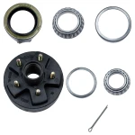 Lippert 7x1.25 2,200-lb Left Electric Brake & Hub Kit – 5 on 4.5 – Spindle, Dust Cap, 6-Pack Lug Nuts