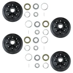 Lippert 7K trailer brake & 8‑on‑6.5 hub‑drum kit with bearing packs, Dexter & Alko compatible