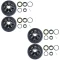 Lippert 7,000‑lb tandem‑axle 12‑inch electric brake & 8‑on‑6.5 drum hub kit with bearings – Dexter, Alko, Rockwell compatible
