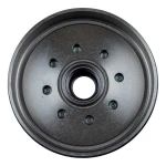 Lippert 12 inch 7K trailer brake drum hub pair 8 on 6.5 9/16 stud with bearing kit fits Dexter AL-KO Rockwell axles