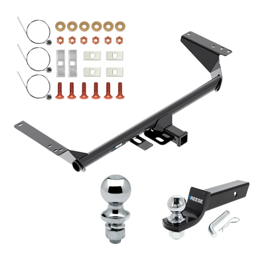 Custom Fit Trailer Hitch 2" Drop Ball-Mount w/ Pin/Clip 1-7/8" and 2" Chrome Ball Installation Hardware Installation Instructions 84046 21536 63816 Reese Trailer Tow Hitch 17-23 Chrysler Pacifica 20-23 Voyager 22-23 Grand Caravan Except Hyb Reese Trailer Tow Hitch For 17-23 Chrysler Pacifica 20-23 Voyager 22-23 Grand Caravan Except Hybrid Class 3 2" Receiver w/ 1-7/8" and 2" Ball