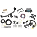 Trailer Hitch Tow Package Prodigy P3 Brake Control For 17-22 KIA Sportage All Models w/ 7-Way RV Wiring 2" Drop Mount 2" Ball Class 3 2" Receiver Reese Tekonsha