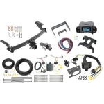 Trailer Hitch Tow Package Prodigy P3 Brake Control For 17-21 Mazda CX-5 (2019 Exc Diesel) w/ 7-Way RV Wiring 2" Drop Mount 2" Ball Class 3 2" Receiver Reese Tekonsha