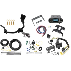 Trailer Hitch Tow Package Prodigy P3 Brake Control For 19-24 Acura RDX w/ 7-Way RV Wiring 2" Drop Mount 2" Ball Class 3 2" Receiver Reese Tekonsha