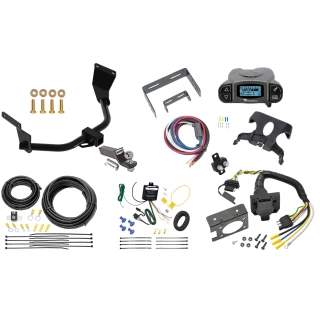 Trailer Hitch Tow Package Prodigy P3 Brake Control For 21-22 Acura RDX w/ 7-Way RV Wiring 2" Drop Mount 2" Ball Class 3 2" Receiver Reese Tekonsha