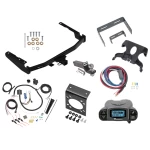 Trailer Hitch Tow Package Prodigy P3 Brake Control For 14-19 Toyota Highlander w/ 7-Way RV Wiring 2" Drop Mount 2" Ball Class 4 2" Receiver Reese Tekonsha