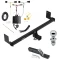 Reese Trailer Tow Hitch For 18-21 Hyundai Kona Class 3 2" Receiver Complete Package w/ Plug & Play Wiring and 1-7/8" Ball