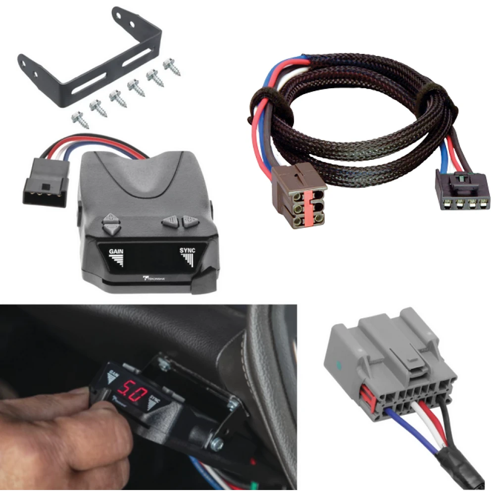 For 1999-2001 Ford F-250 Super Duty Tekonsha Brakeman IV Brake Control + Plug & Play BC Adapter (For w/Factory 4-Flat Models) By Tekonsha For 1999-2001 Ford F-250 Super Duty Tekonsha Brakeman IV Brake Control + Plug & Play BC Adapter (For w/Factory 4-Flat Models) By Tekonsha