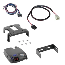 Tekonsha Primus IQ Electric Trailer Brake Control For 20-25 KIA Telluride 20-22 Hyundai Palisade 22-25 Santa Cruz 01-25 Santa Fe 13-18 Sport 2019 XL 03-25 Sorento w/ Plug Play Wiring Adapter Proportional Electric Trailer Brakes Module Box Controller 1-3 A