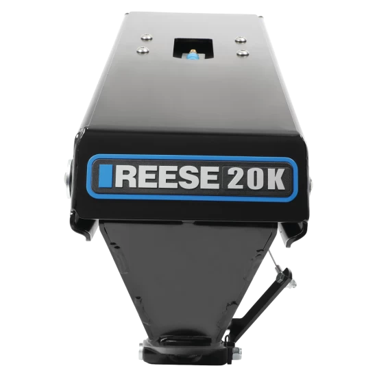 Reese 94920 20K Goose Box (Gen3), Pin Box Convert Fifth Wheel King Pin Hitch to Gooseneck Coupler For Lippert 1621, 1716, 0719, Fabex PB 600 and Rhino Bolt Hole Pattern