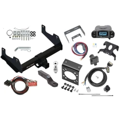 Class 5 11K Trailer Hitch Tow Package Prodigy P3 Brake Control For 15-25 Ford F-150 17-25 F-150 Raptor w/ 7-Way RV Wiring 2" Drop Mount 2" Ball Class 4 2" Receiver Reese Tekonsha