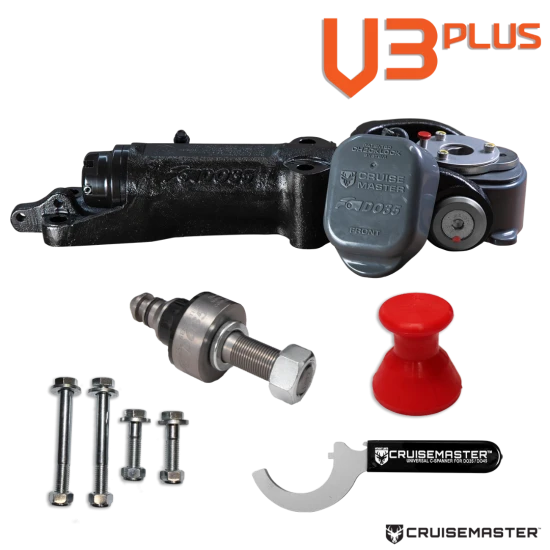 Cruisemaster DO35 V3Plus 3.5T articulating off-road trailer hitch coupler with handbrake CMDO35WHB
