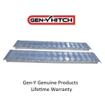 GEN-Y Hitch 8 Ft Extreme Duty Aluminum Loading Ramps Set – 15x96, 7K lb Capacity Each