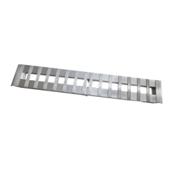 GEN-Y Hitch 8 Ft Heavy Duty Aluminum Loading Ramp – Foldable 15" x 96" Single Ramp with 3,000 lb Capacity Truck Bed Hitch Accessories TJ-GH-102595-1