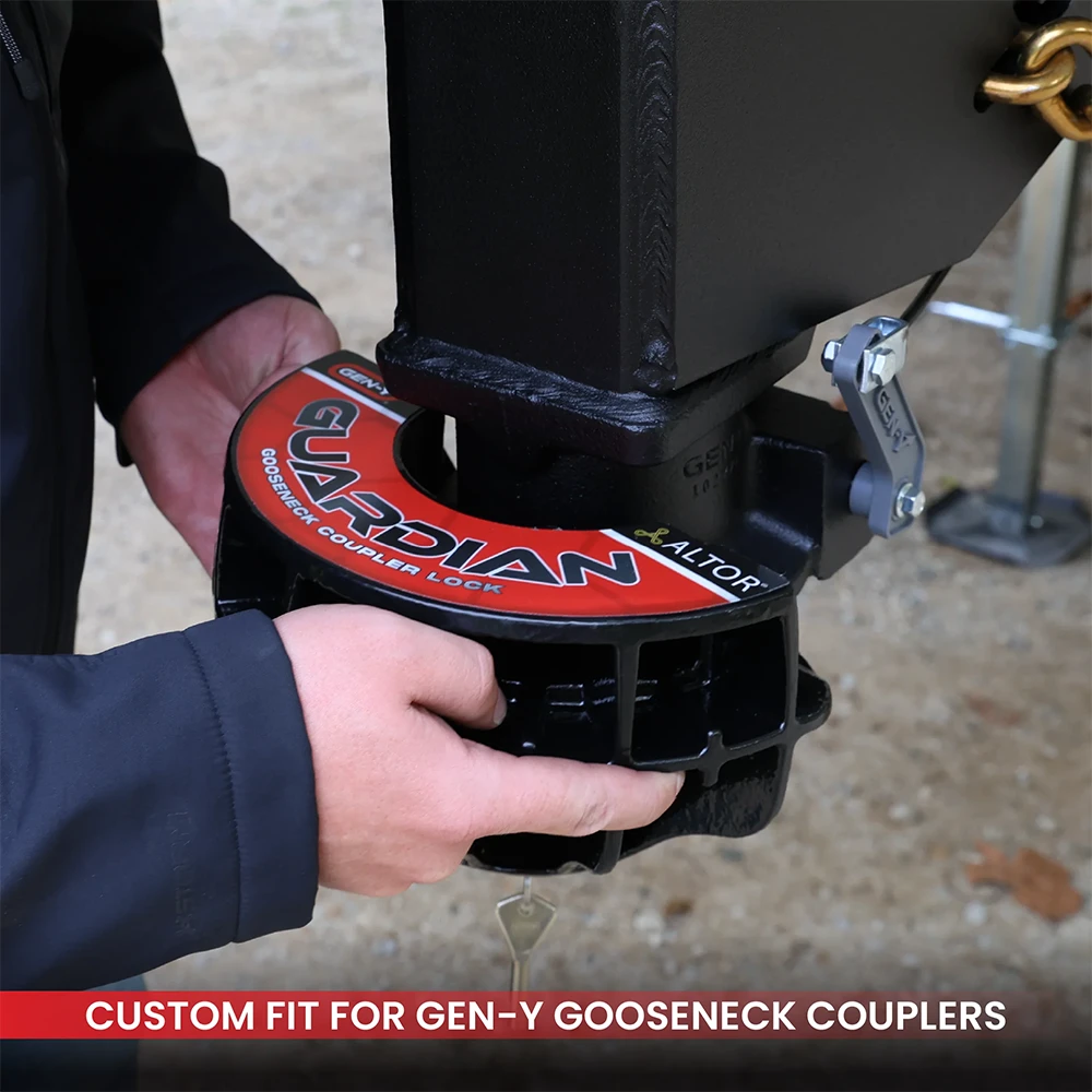 GEN-Y GUARDIAN Icon coupler lock for SnapLatch gooseneck couplers and pin boxes TJ-GH-105700