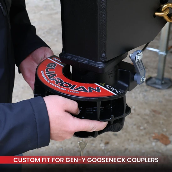GEN-Y GUARDIAN Icon coupler lock for SnapLatch gooseneck couplers and pin boxes TJ-GH-105700