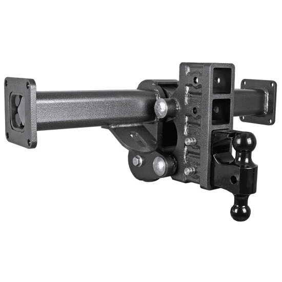 GEN-Y Traveller Torsion-Flex TJ-GH-6023 21K frame mount hitch dual ball pintle lock 2.5 shank 6 inch drop