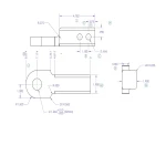 GEN-Y Australian 4,500 KG 2-inch shank tongue and ball mount with 32 mm hole