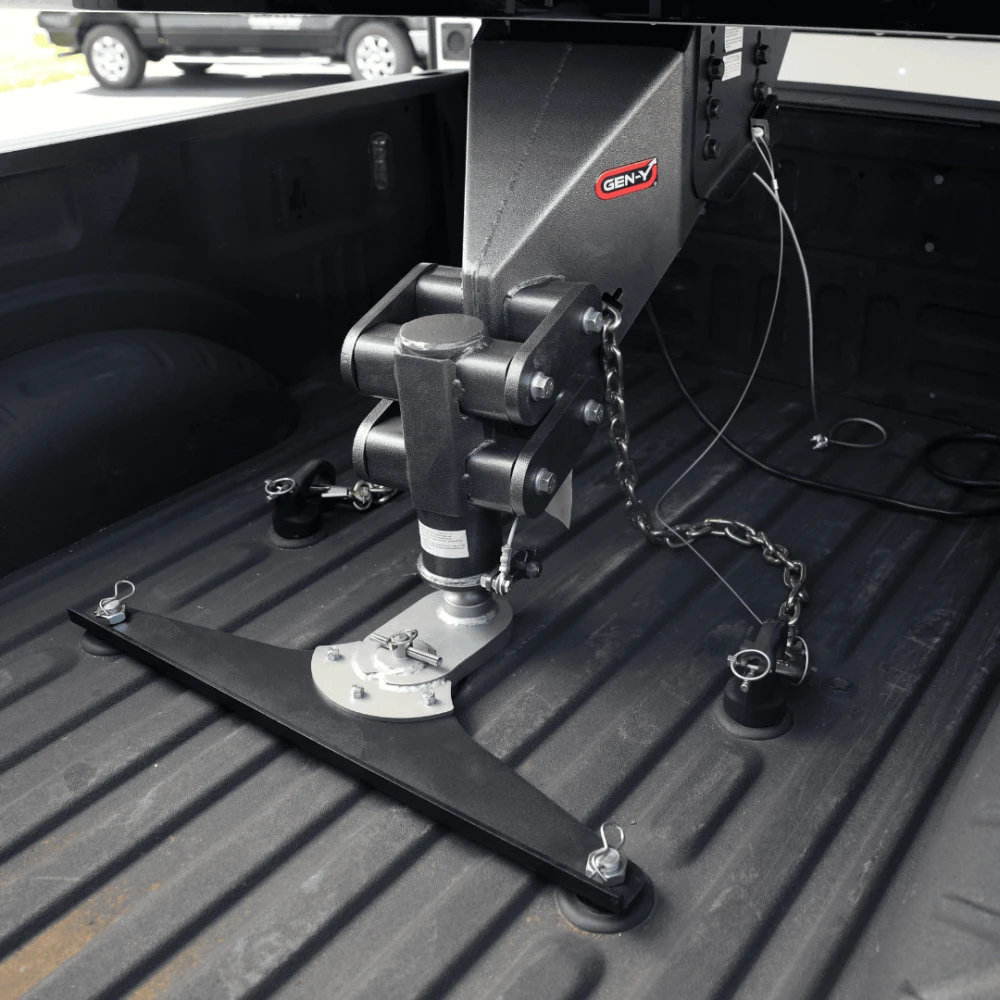 GEN‑Y Gooseneck Hitch 5 Inch Offset Ball‑Puck Mount for Ford F250 F350 F450