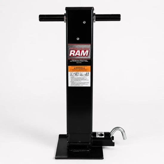 RAM TJD-12000SP-R2 30 pack 12000 lb direct weld heavy duty sidewind trailer jacks with spring return drop leg