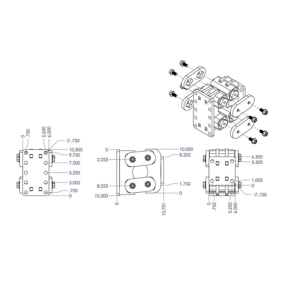 GEN-Y 21K Flat Plate Trailer Coupler with Victory Lane Torsion-Flex Technology