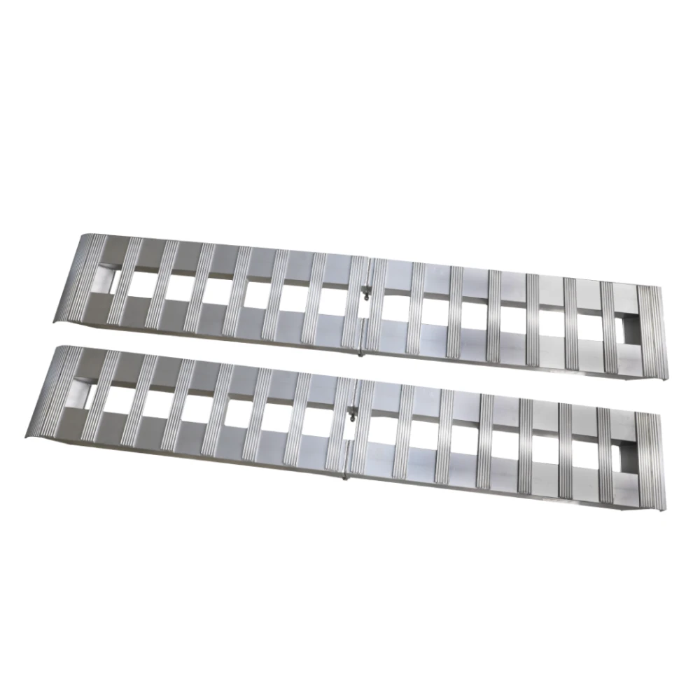 GEN-Y 8 Ft Folding Aluminum Loading Ramps Set – 6,000 LB Capacity Pair GH-102595