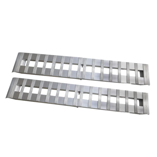 GEN-Y 8 Ft Folding Aluminum Loading Ramps Set – 6,000 LB Capacity Pair GH-102595