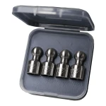 GEN-Y tiny hitch ball valve stem caps stainless steel set of 4 TJ-GH-105073