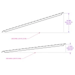 GEN-Y 14 Ft Heavy Duty Aluminum Loading Ramp 15x168 4000 lb Capacity