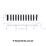 GEN-Y 6 Ft Heavy-Duty Aluminum Loading Ramp 14x72, 3,000 lb capacity