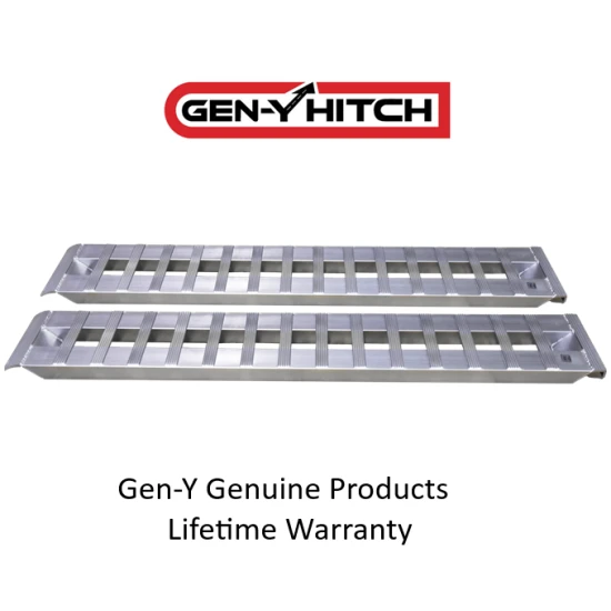 GEN-Y Hitch 7 Ft Heavy-Duty Aluminum Loading Ramps 14x84 with 6,000 LB Capacity