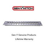 GEN-Y 8 Ft 5000 lb Aluminum Loading Ramp for Car Hauler Trailers