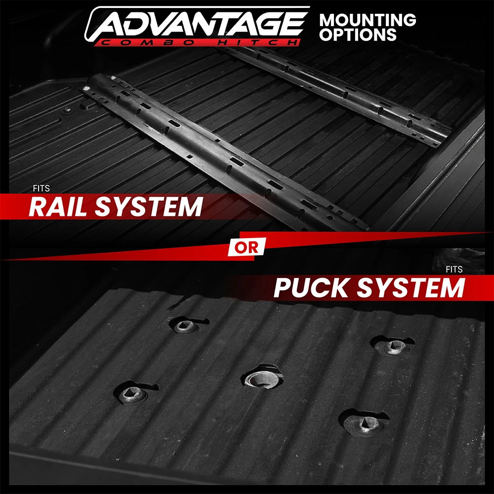 GEN-Y Advantage combo hitch TJ-GH-21207 25K gooseneck 2-5/16 ball fits B&W Companion 20K 25K hitch head