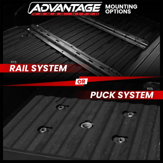 GEN-Y Advantage combo hitch TJ-GH-21207 25K gooseneck 2-5/16 ball fits B&W Companion 20K 25K hitch head