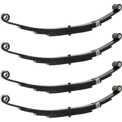 Lippert Tandem Double-Eye Leaf Spring Set (4-Pack) – 26" Loaded Length, 2,200 lbs. Capacity (Dexter Compatible)