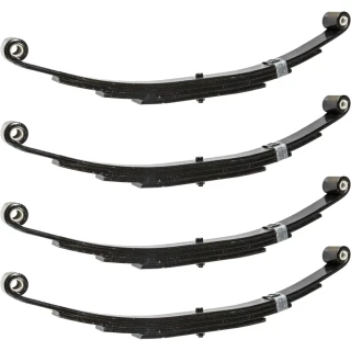 Lippert Tandem Double-Eye Leaf Spring Set 4-Pack 26 inch loaded length 2,200 lbs capacity Dexter compatible