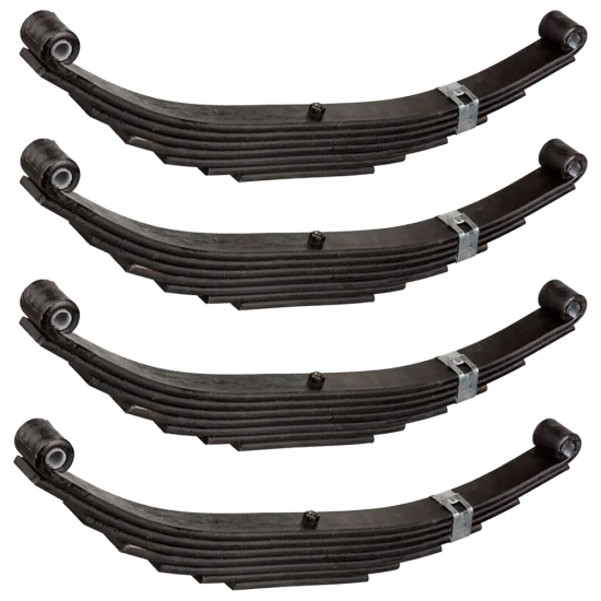 Lippert Tandem Double-Eye Leaf Spring Set (4-Pack), 26-Inch, 4,000 lbs. for RV Trailers