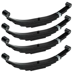 Lippert Tandem Double-Eye Leaf Spring Set (4-Pack) – 26" Loaded Length, 3,500 lbs. Capacity – Dexter, Al-Ko, Rockwell, Quality Axles