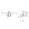GEN-Y 33 inch Traveller Torsion-Flex TJ-GH-6724 21K frame mount hitch 6 inch offset drop dual ball pintle lock