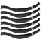 Lippert 26.5 inch trailer slipper spring triple axle 3500 lb 6-leaf Dexter compatible