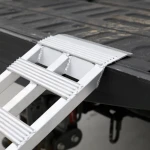 GEN-Y Hitch 78 Inch Aluminum Loading Ramps – 600 LB Capacity Each, 12" x 78", Silver