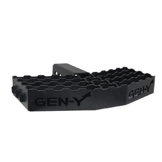 GEN-Y Phantom serrated hitch step 2 inch shank 12 inch wide 400 lb capacity black steel