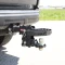 GEN-Y Phantom serrated hitch step 2 inch shank 12 inch wide 400 lb capacity black steel