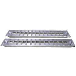 GEN-Y Hitch 8 Ft Heavy Duty Aluminum Loading Ramps – 15" x 96" Set with 5,000 lb Capacity Per Ramp Truck Bed Hitch Accessories TJ-GH-16096