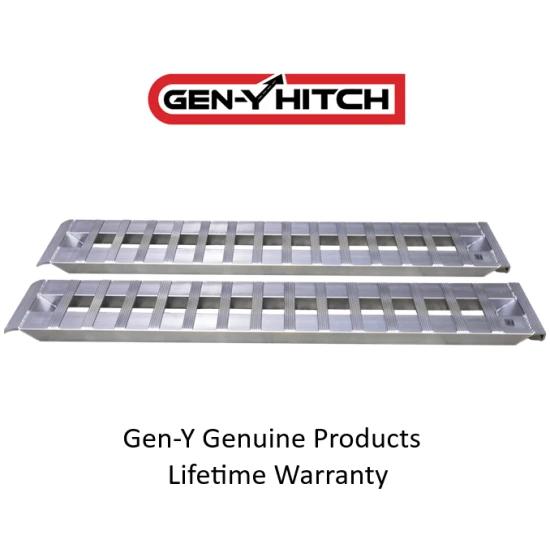 GEN-Y 14 Ft Heavy-Duty Aluminum Loading Ramp Set – 15" x 168", 4,000 lb Each GEN-Y Hitch 14 Ft Heavy-Duty Aluminum Loading Ramps – 15x168, 8,000 lb Capacity