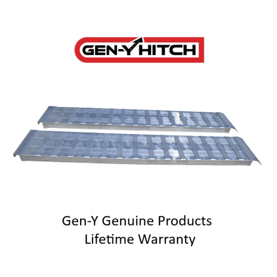 GEN-Y 10 Ft Heavy-Duty Aluminum Loading Ramps – 15" x 120" – 14,000 lb Capacity Set GEN-Y Hitch 10 Ft Extreme Duty Aluminum Loading Ramps 15x120 Set – 7000 lb Each