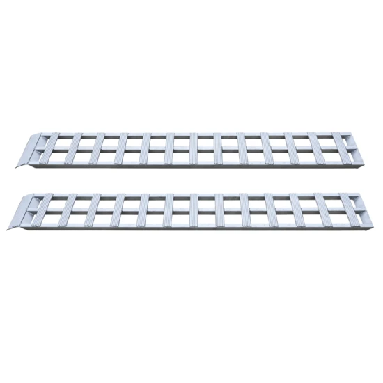 GEN-Y Hitch 78 Inch Aluminum Loading Ramps – 600 LB Capacity Each, 12" x 78", Silver