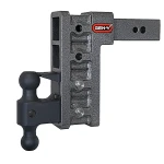 GEN-Y Mega-Duty 32K 9″ Drop Adjustable Trailer Hitch Dual-Ball Mount