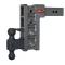 GEN-Y Mega-Duty 32K 9 Inch Adjustable Drop Hitch with Pintle Lock and Dual Ball Mount